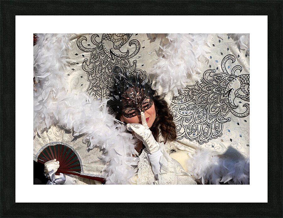 Venice Italy. The Carnival Picture Frame print