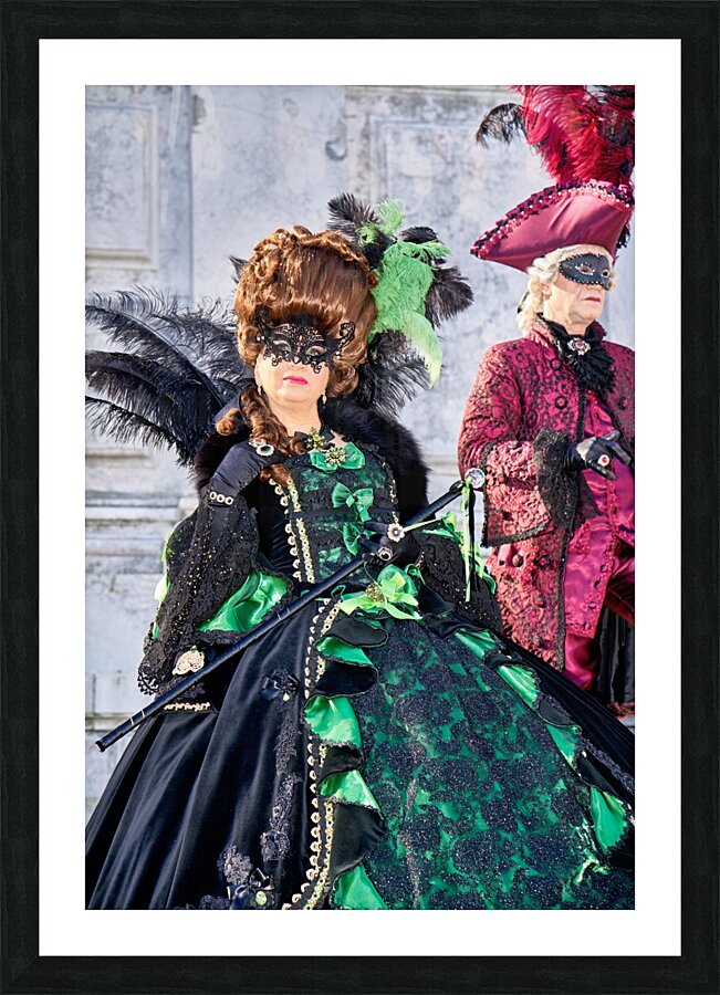 Venice Italy. The Carnival Picture Frame print