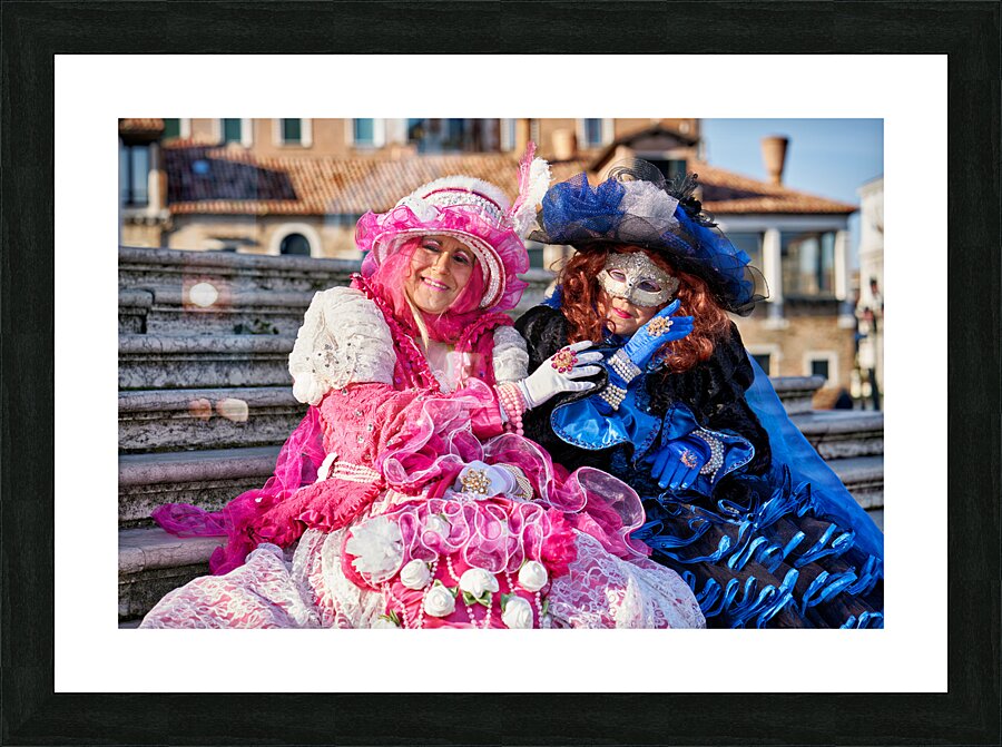 Venice Italy. The Carnival Picture Frame print