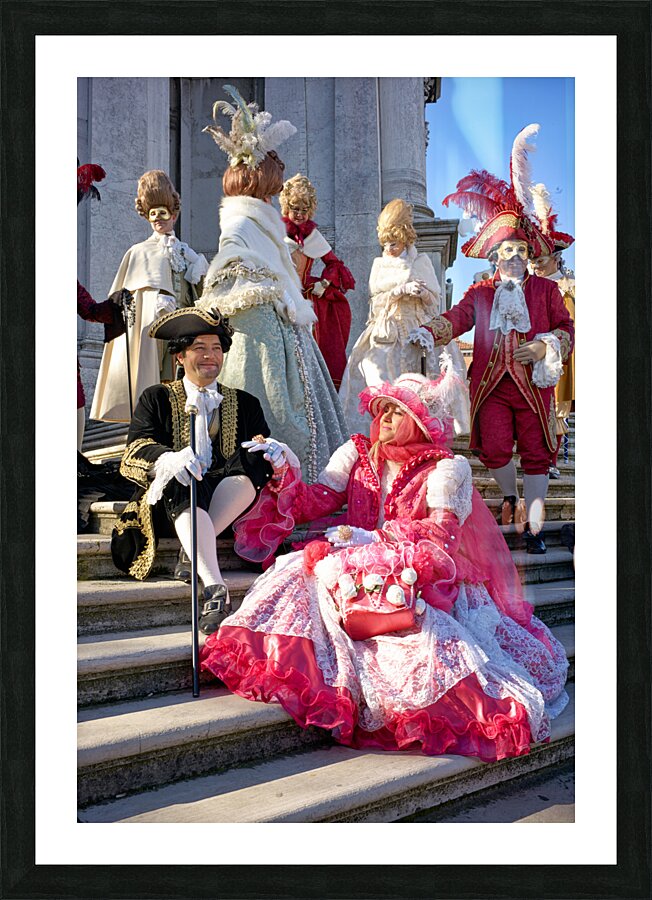 Venice Italy. The Carnival Picture Frame print
