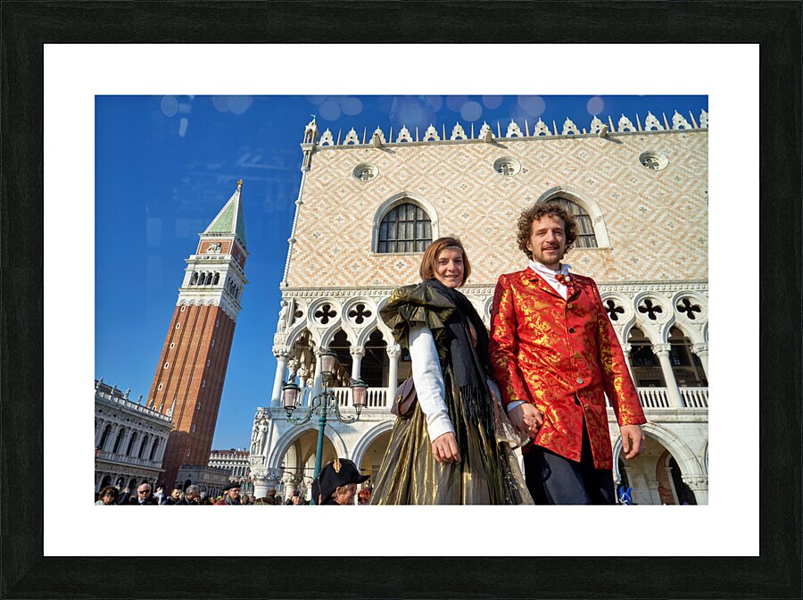 Venice Italy. The Carnival Picture Frame print