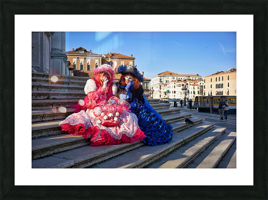Venice Italy. The Carnival Picture Frame print