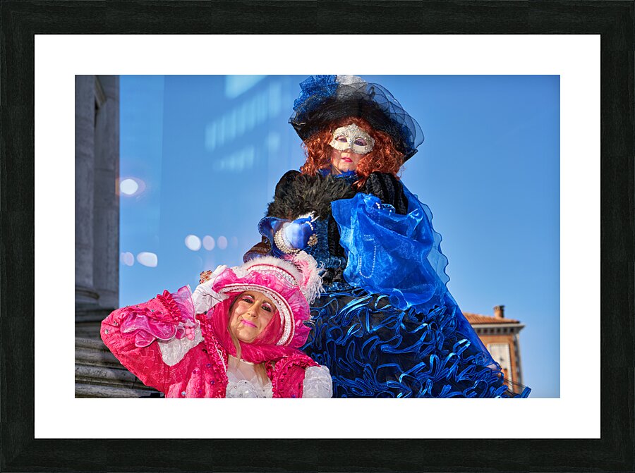 Venice Italy. The Carnival Picture Frame print