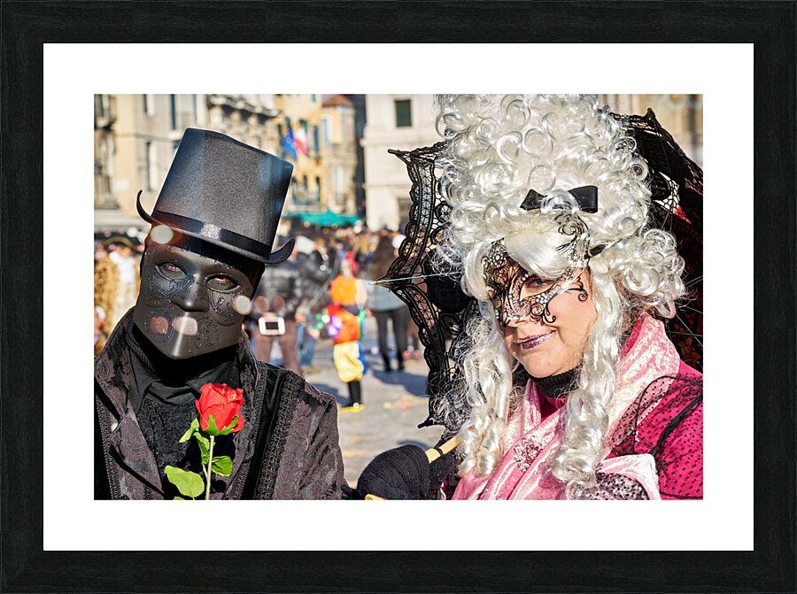 Venice Italy. The Carnival Picture Frame print