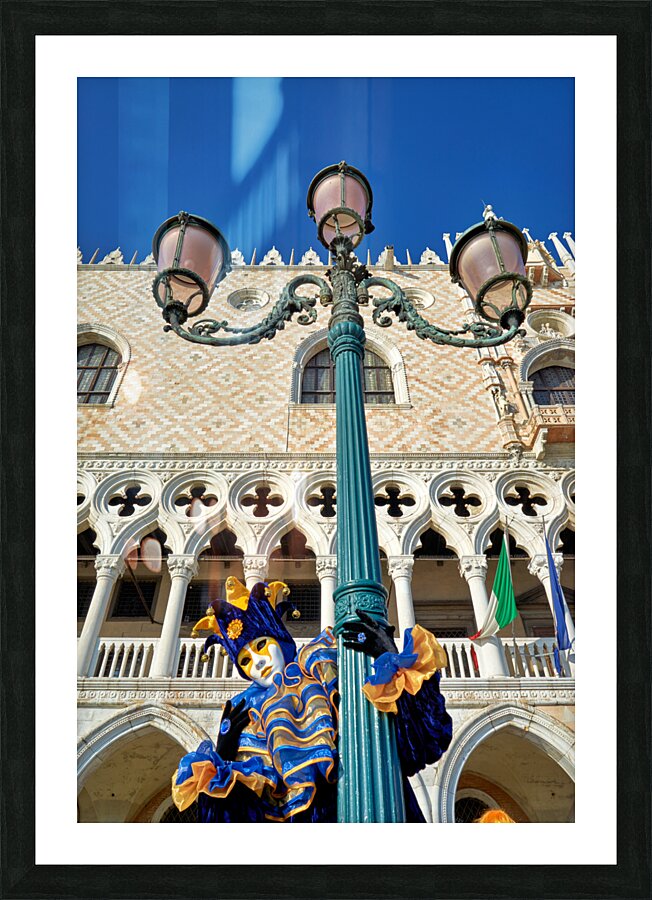 Venice Italy. The Carnival Picture Frame print