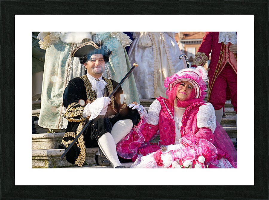 Venice Italy. The Carnival Picture Frame print