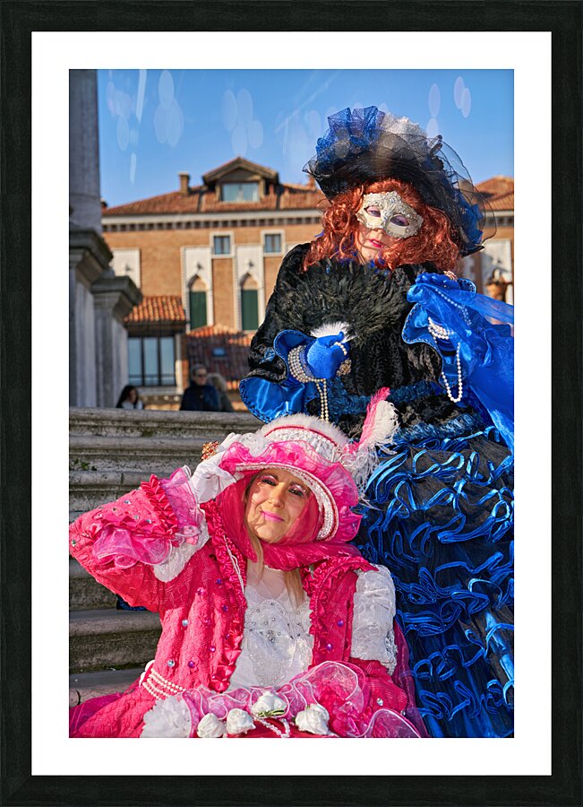 Venice Italy. The Carnival Picture Frame print