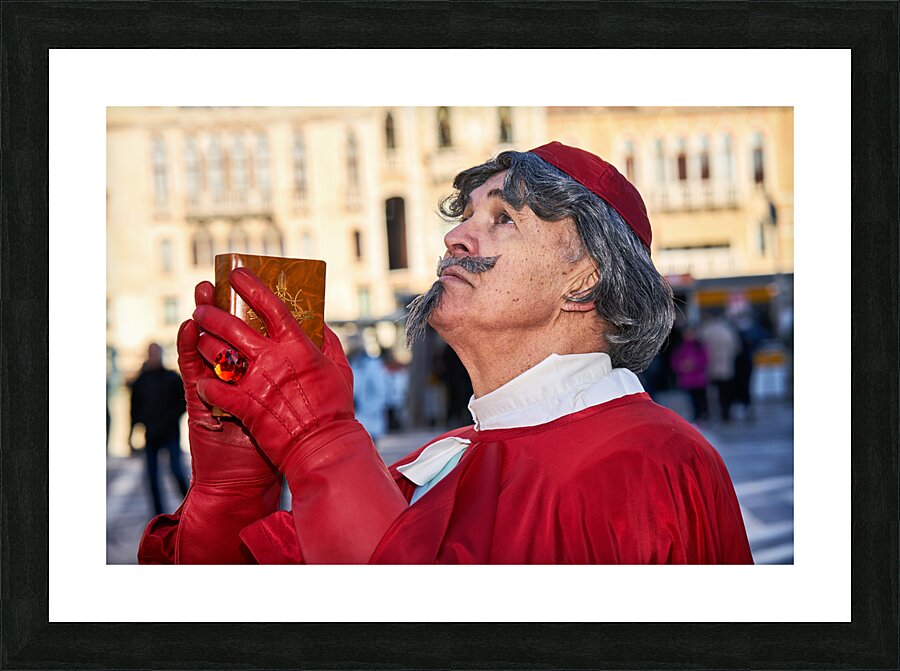 Venice Italy. The Carnival Picture Frame print