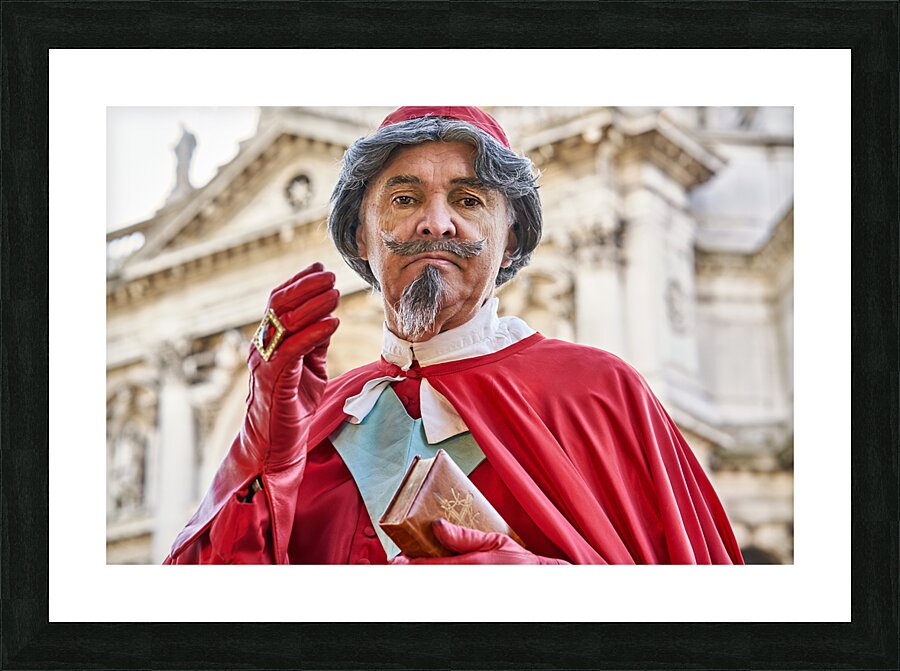 Venice Italy. The Carnival Picture Frame print