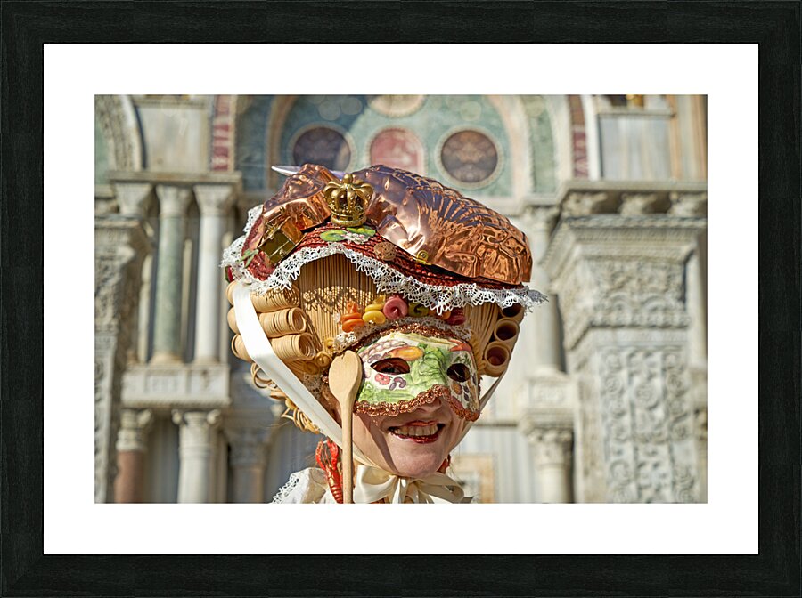 Venice Italy. The Carnival Picture Frame print