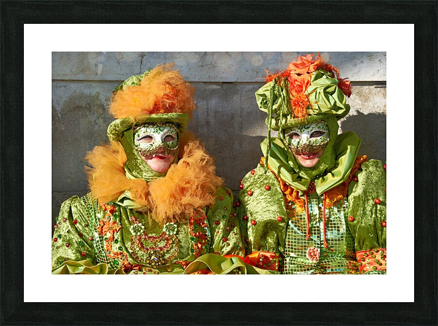 Venice Italy. The Carnival Picture Frame print