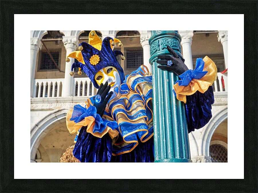 Venice Italy. The Carnival Picture Frame print