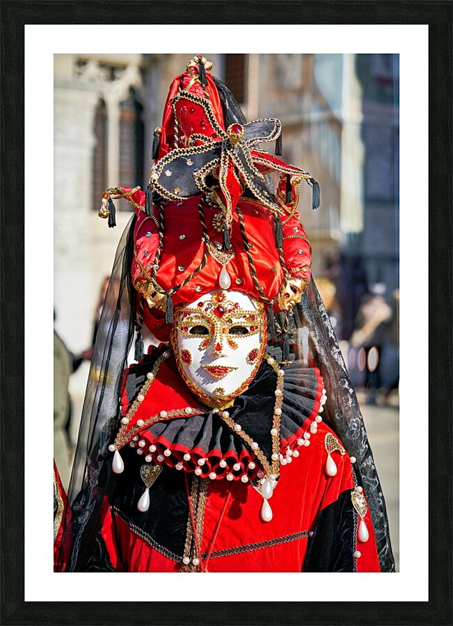 Venice Italy. The Carnival Picture Frame print