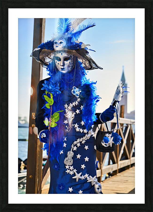 Venice Italy. The Carnival Picture Frame print