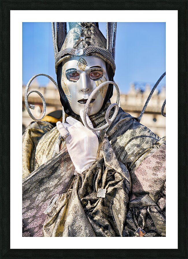 Venice Italy. The Carnival Picture Frame print