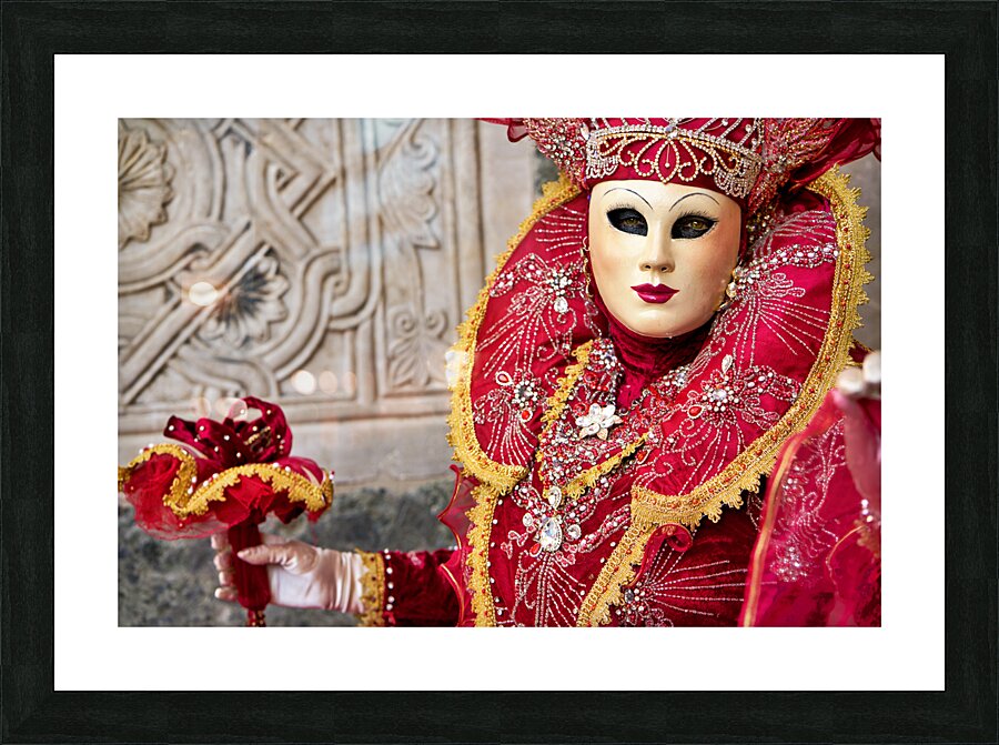 Venice Italy. The Carnival Picture Frame print