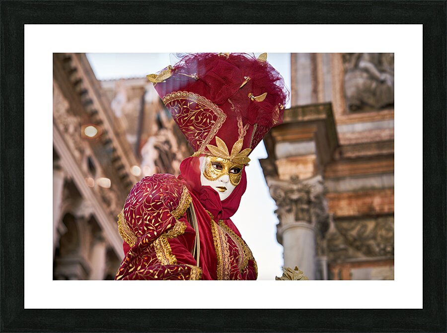 Venice Italy. The Carnival Picture Frame print