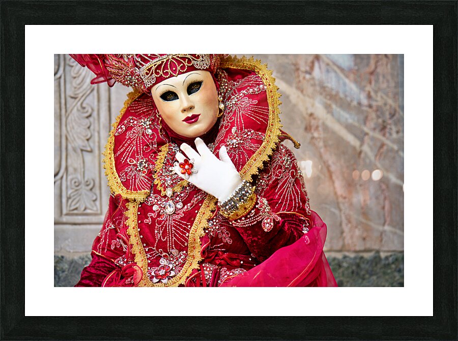 Venice Italy. The Carnival Picture Frame print