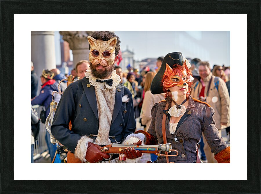 Venice Italy. The Carnival Picture Frame print