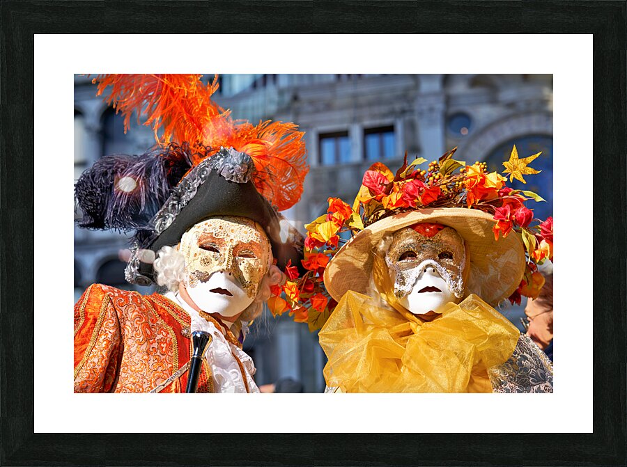 Venice Italy. The Carnival Picture Frame print
