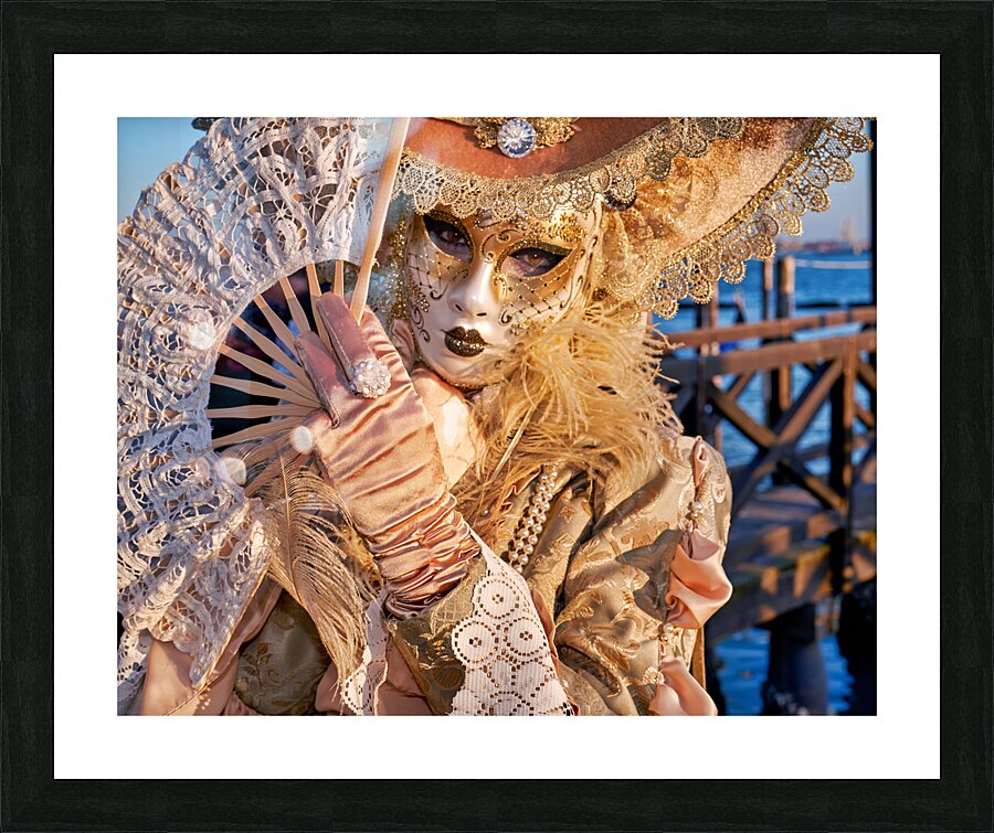 Venice Italy. The Carnival Picture Frame print