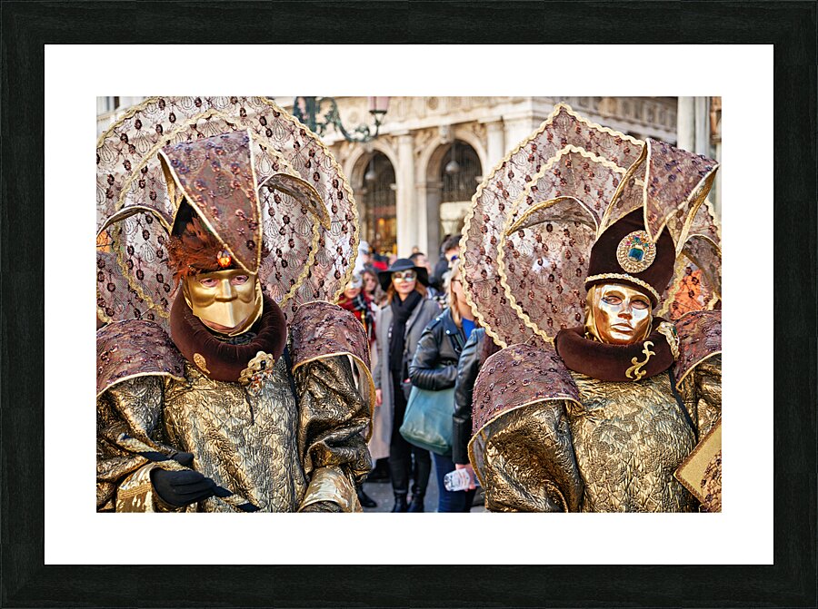 Venice Italy. The Carnival Picture Frame print