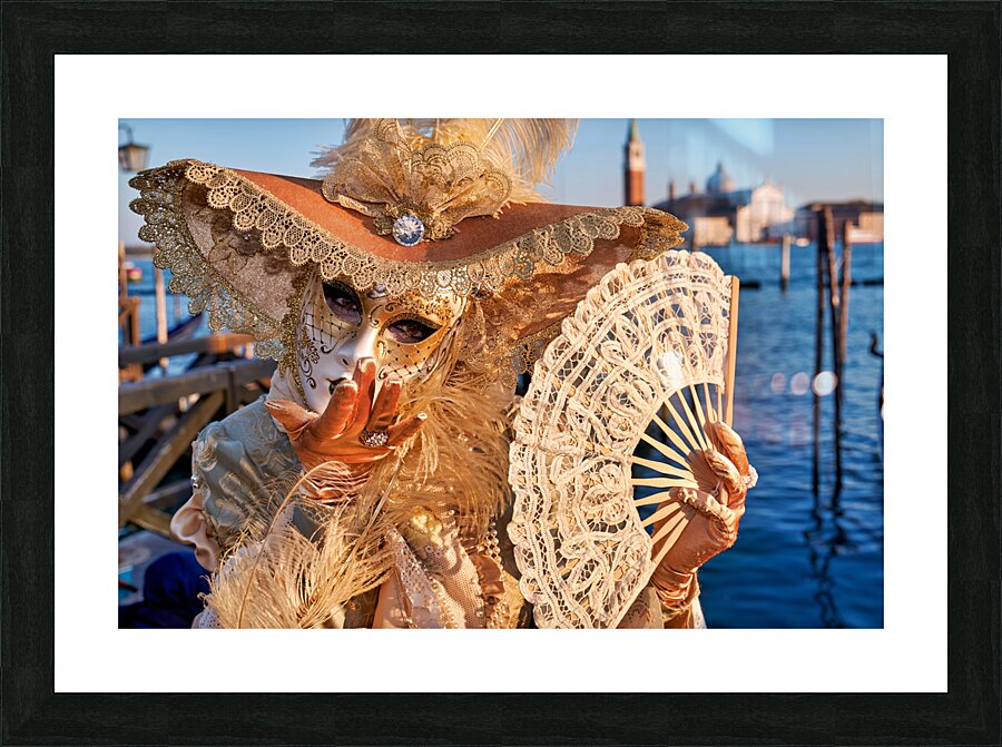 Venice Italy. The Carnival Picture Frame print