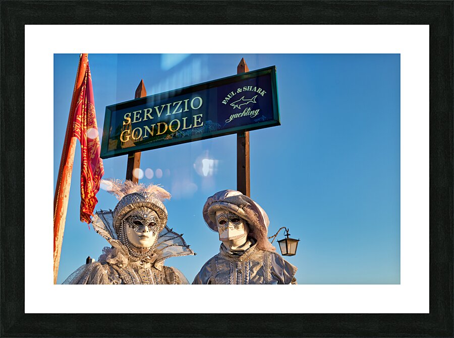 Venice Italy. The Carnival Picture Frame print