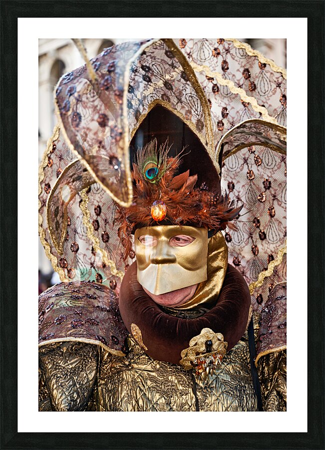 Venice Italy. The Carnival Picture Frame print