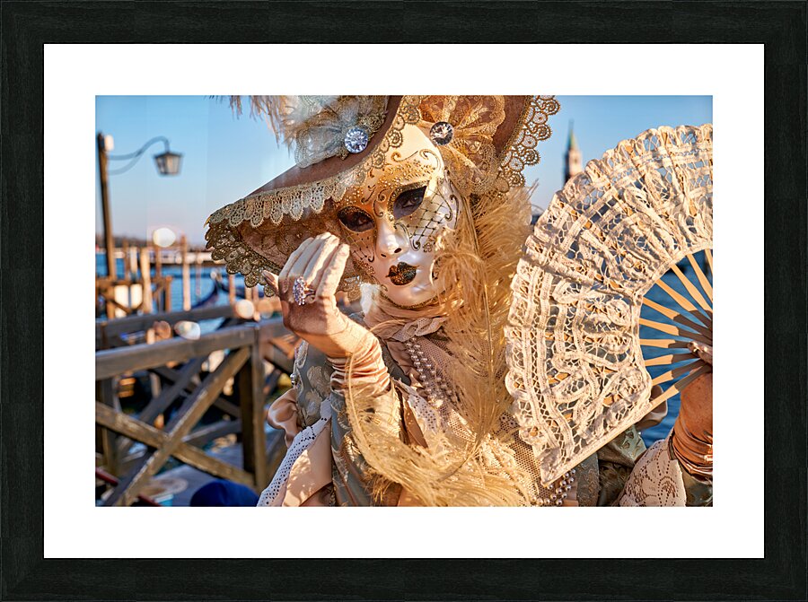 Venice Italy. The Carnival Picture Frame print