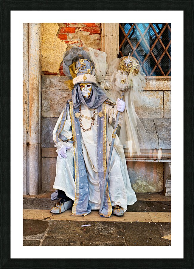 Venice Italy. The Carnival Picture Frame print