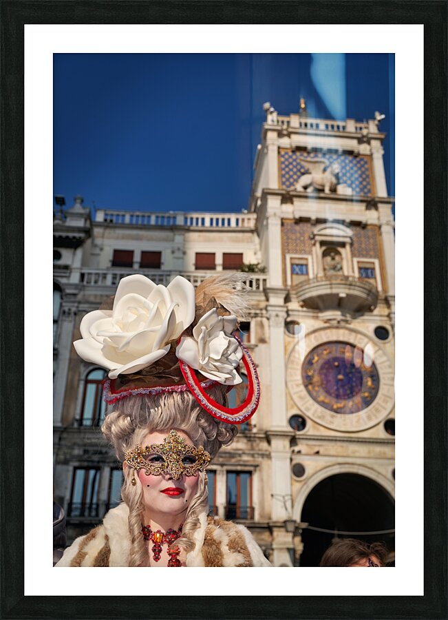 Venice Italy. The Carnival Picture Frame print