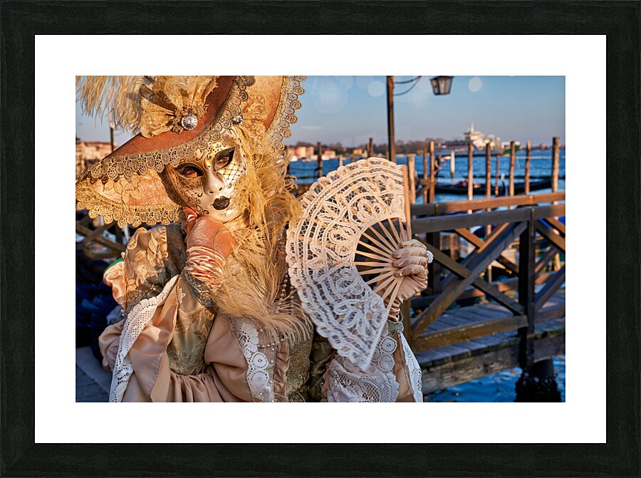 Venice Italy. The Carnival Picture Frame print