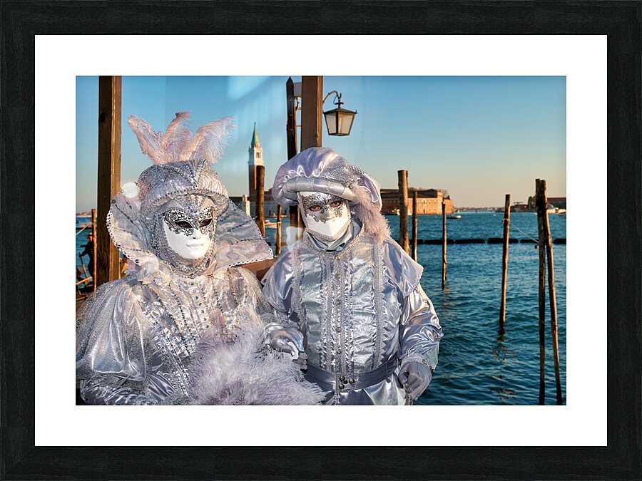 Venice Italy. The Carnival Picture Frame print