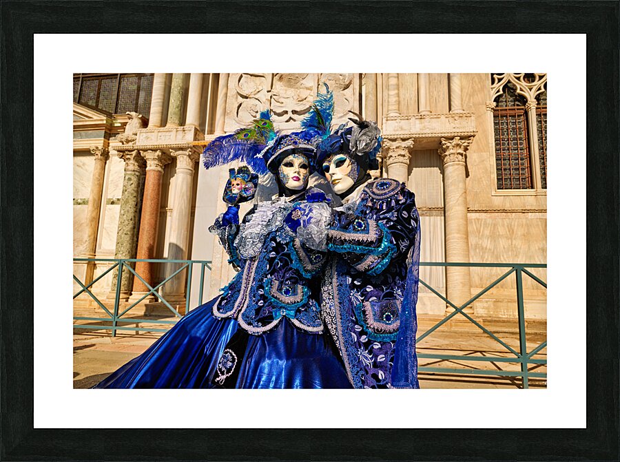 Venice Italy. The Carnival Picture Frame print