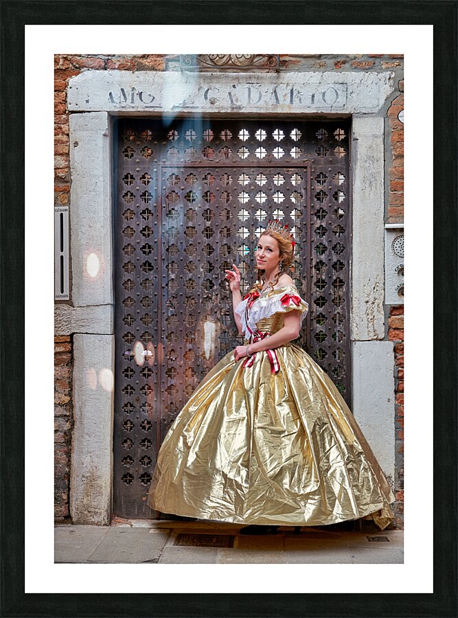 Venice Italy. The Carnival Picture Frame print