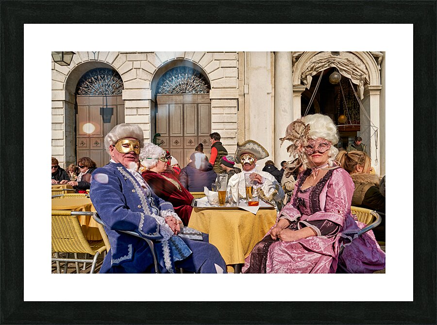 Venice Italy. The Carnival Picture Frame print