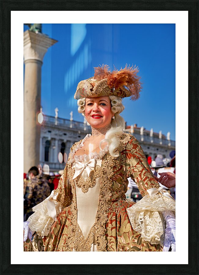 Venice Italy. The Carnival Picture Frame print