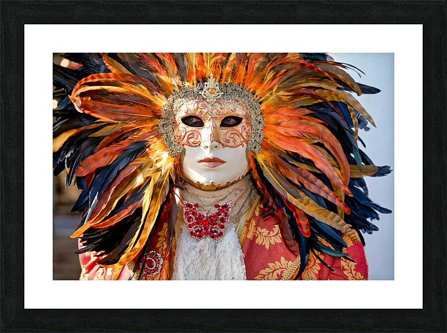 Venice Italy. The Carnival Picture Frame print