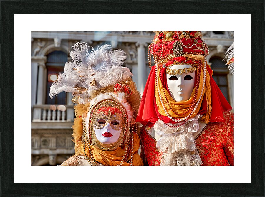 Venice Italy. The Carnival Picture Frame print