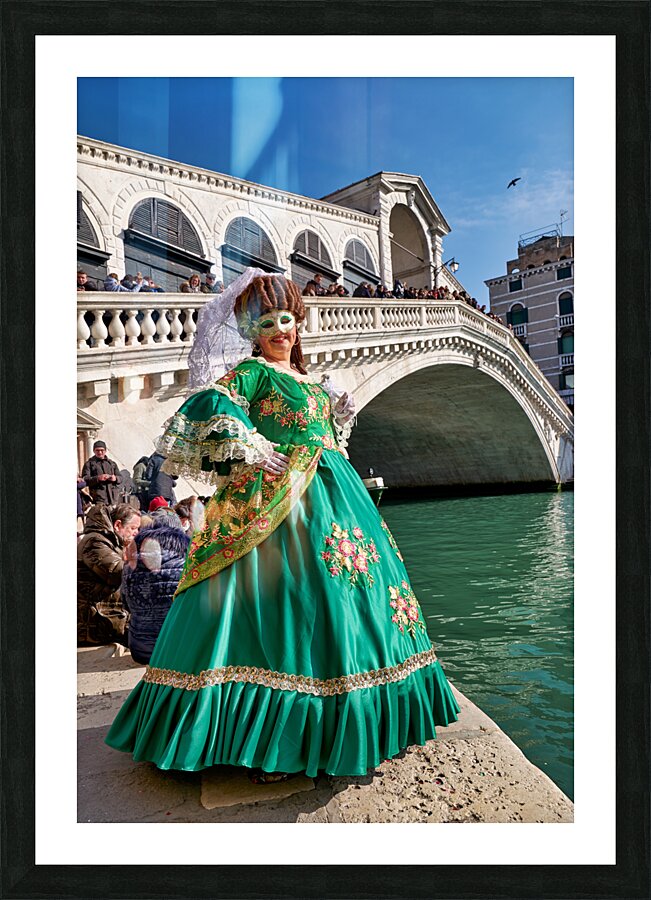Venice Italy. The Carnival Picture Frame print