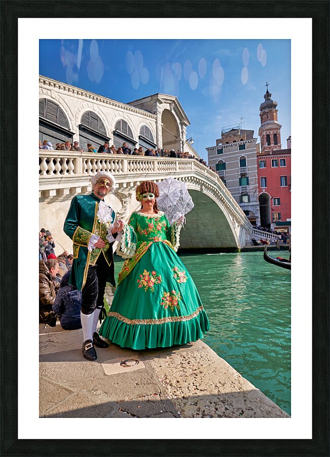 Venice Italy. The Carnival Picture Frame print