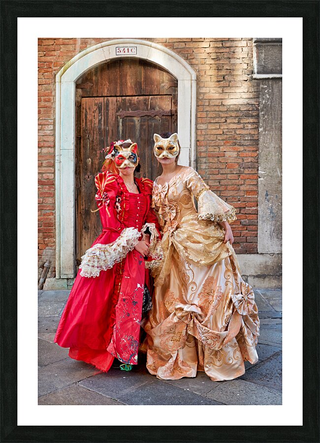 Venice Italy. The Carnival Picture Frame print