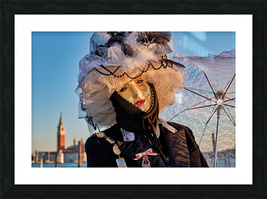 Venice Italy. The Carnival Picture Frame print