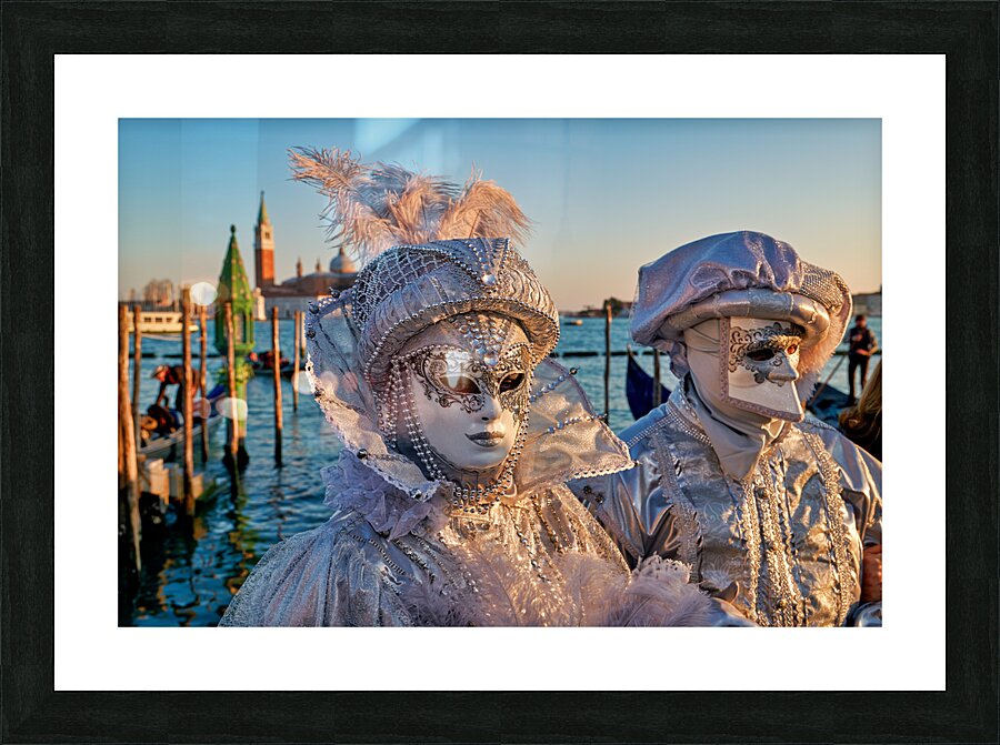 Venice Italy. The Carnival Picture Frame print