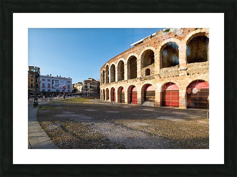 Verona Veneto Italy. The Verona Arena - Roman Amphitheatre Picture Frame print