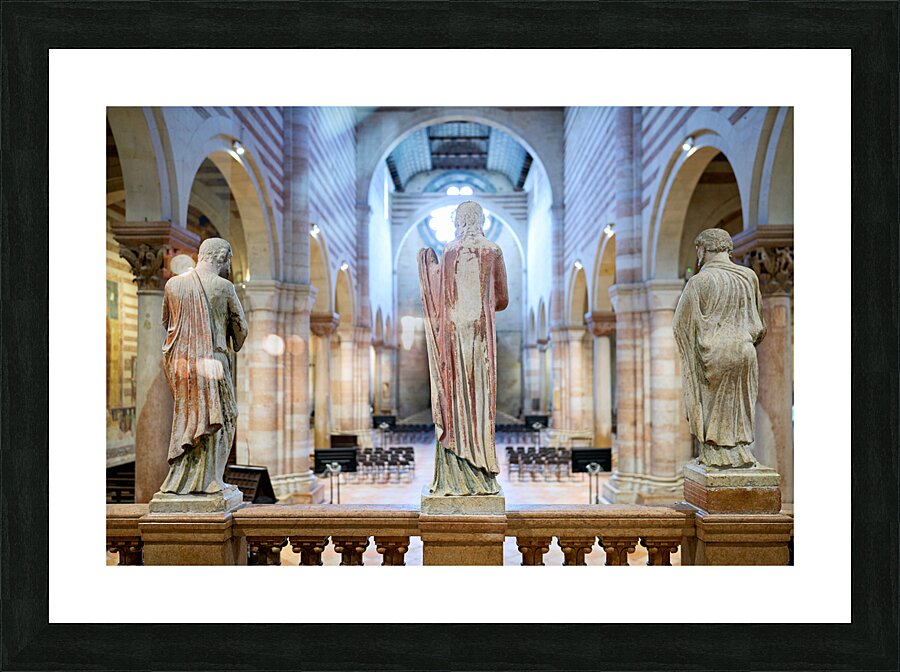 Verona Veneto Italy. The Basilica of San Zeno Picture Frame print
