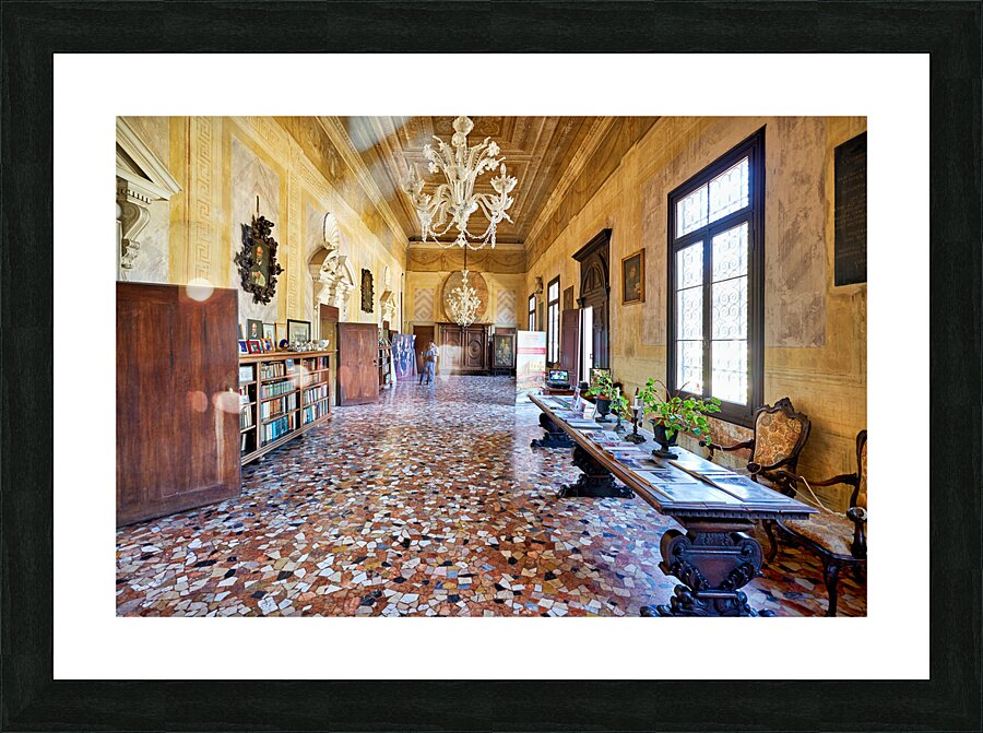Vicenza Veneto Italy. The interiors of the Villa Valmarana ai Nani frescoed  by Giambattista and Giandomenico Tiepolo Picture Frame print