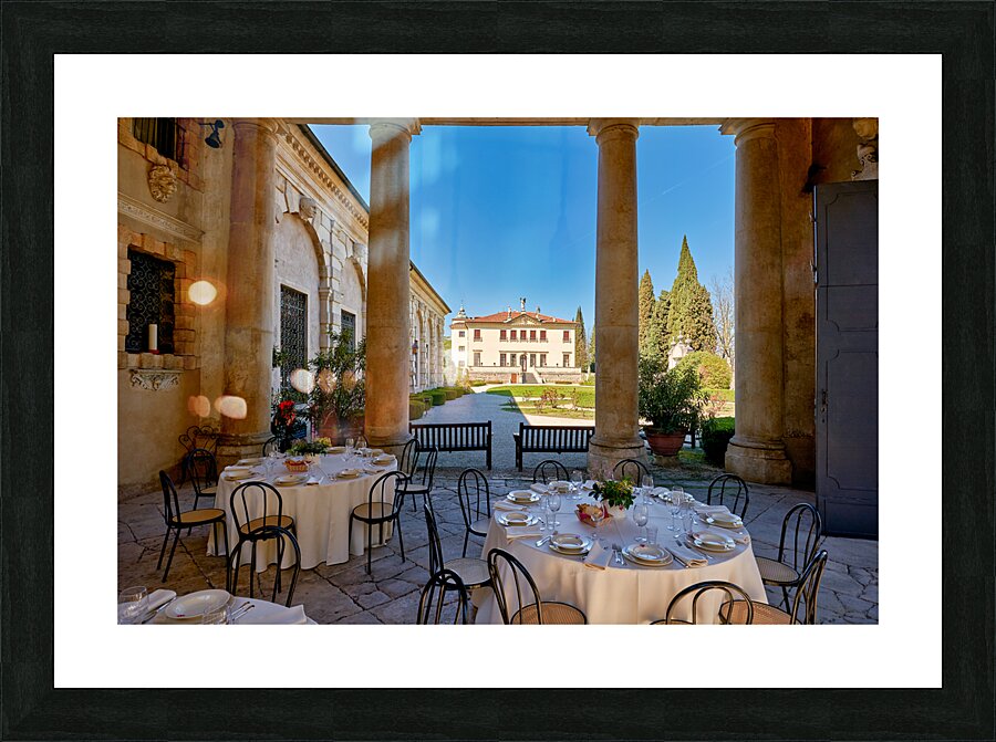 Vicenza Veneto Italy. The interiors of the Villa Valmarana ai Nani frescoed  by Giambattista and Giandomenico Tiepolo Picture Frame print