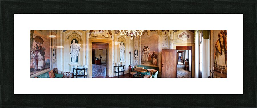 Vicenza Veneto Italy. The interiors of the Villa Valmarana ai Nani frescoed  by Giambattista and Giandomenico Tiepolo Picture Frame print